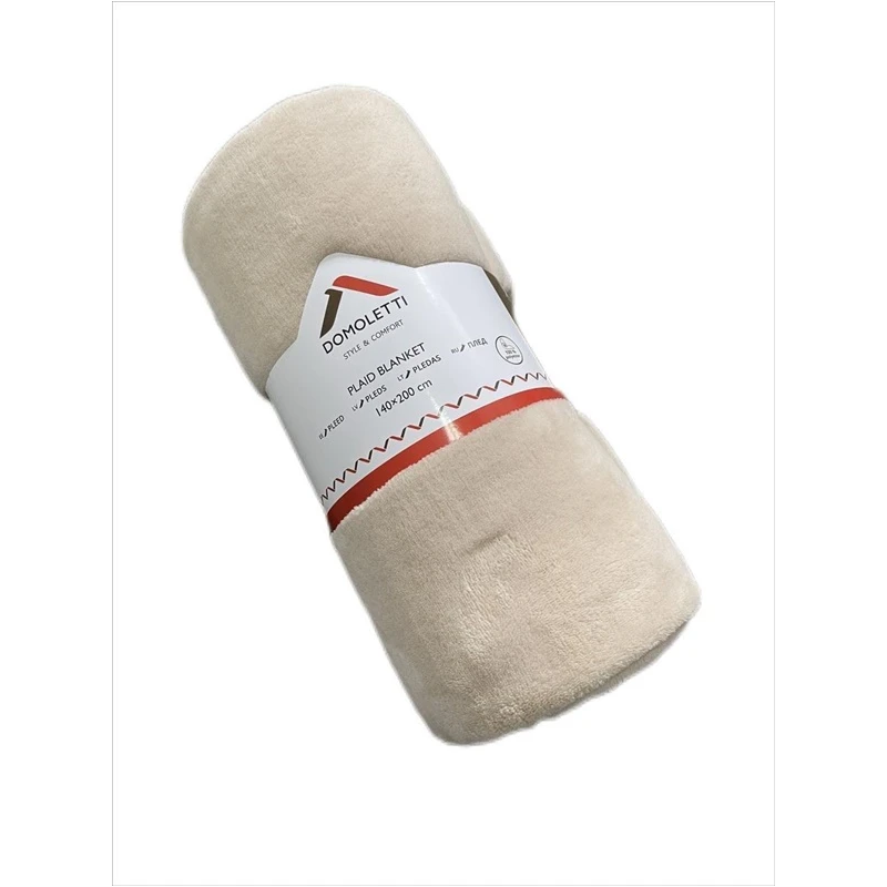 Pleds 140x200 cm colar smilšu krāsas