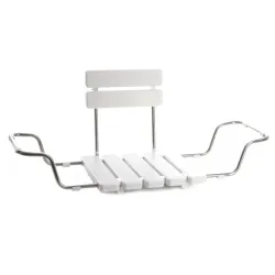 Bathroom seat with back bs-03 white 73–