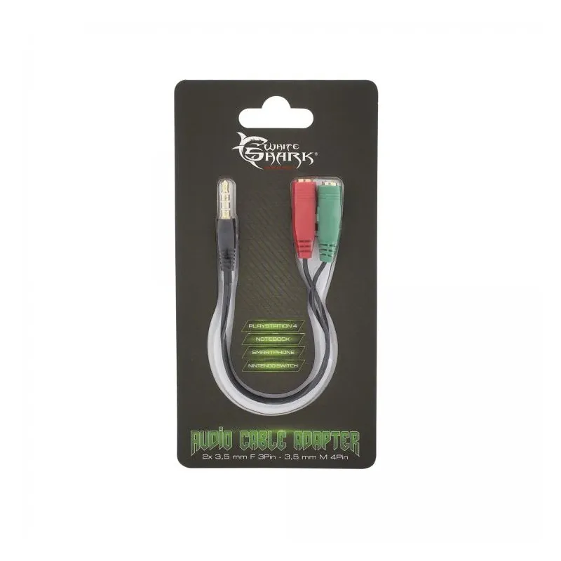 White Shark WS-354P-2X35 F. 3PIN - 3,5MM M. 4PIN 0,2M