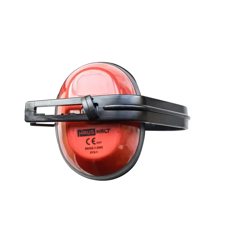 Drošības austiņas Haushalt EY2-1, melna krās.-sarkana krās., Universāls izmērs