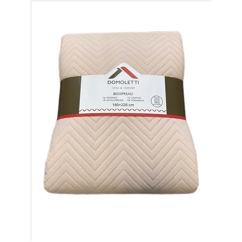 Gultas pārklājs Domoletti, gaiši rozā krās., 160 cm x 220 cm