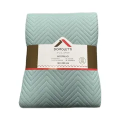 Bedspread micro 160x220 cm herring aqua