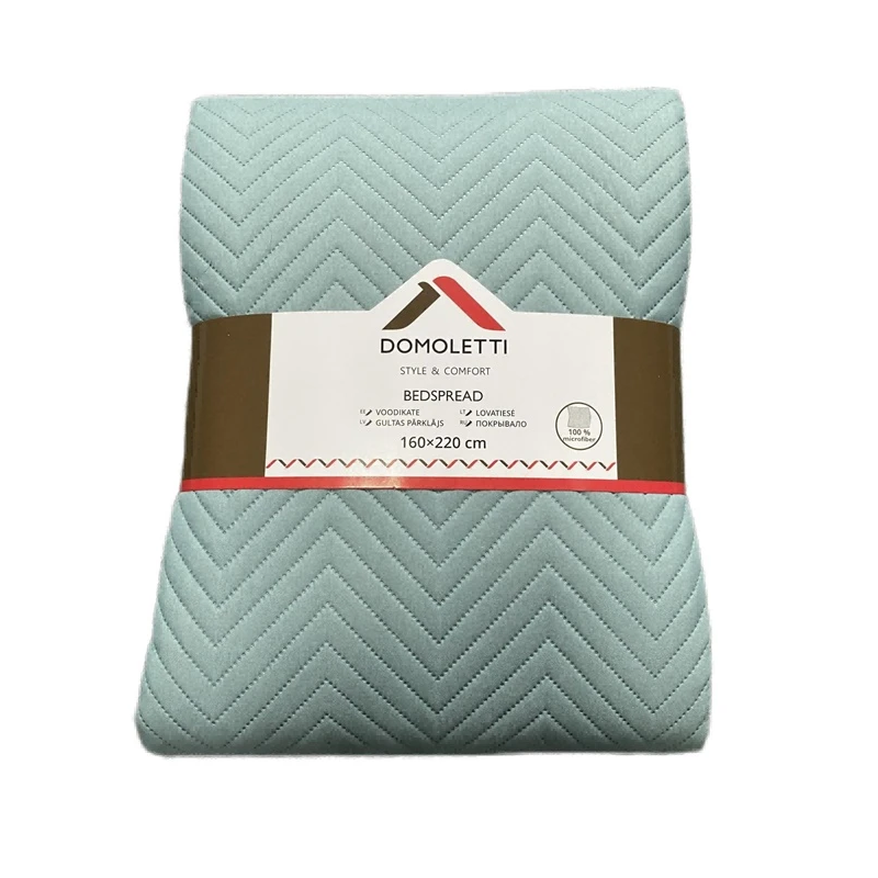 Gultas pārklājs microf. 160x220 cm zils