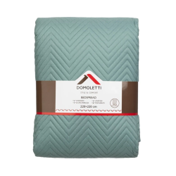 Gultas pārklājs microf. 220x220 cm zils