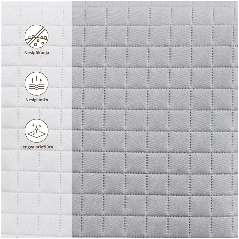 Gultas pārklājs microf. 160x220 cm pel.