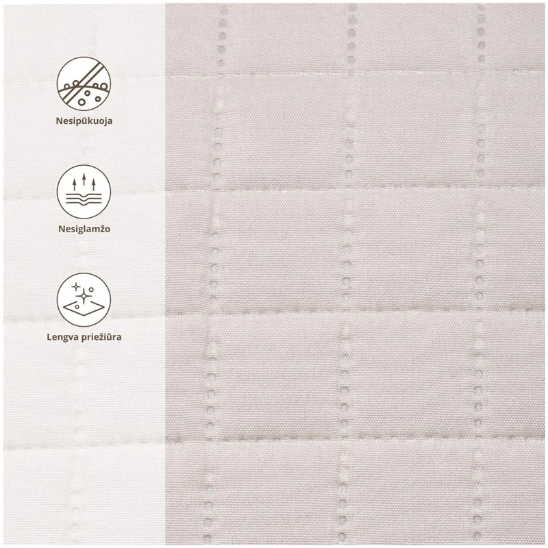 Gultas pārklājs microf.160x220 cm smilšu