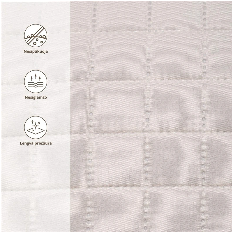 Gultas pārklājs microf.160x220 cm smilšu