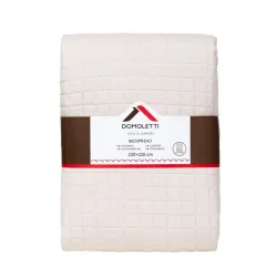 Lovatiesė Domoletti, smėlio sp., 220 cm x 220 cm