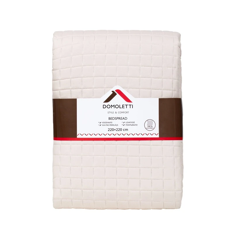 Gultas pārklājs microf 220x220 cm smilšu