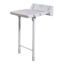 Balts dušas sols ar kāju a-7 thema lux