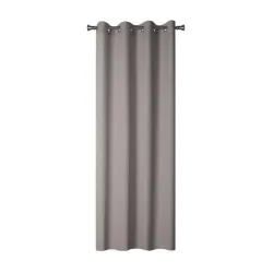 Curtain oxford 140x260 eyelet grey n