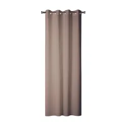 Curtain oxford 140x260 eyelet taupe n