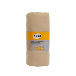 Paklodė Okko 603, smėlio sp., 140-160- 200 cm, su guma