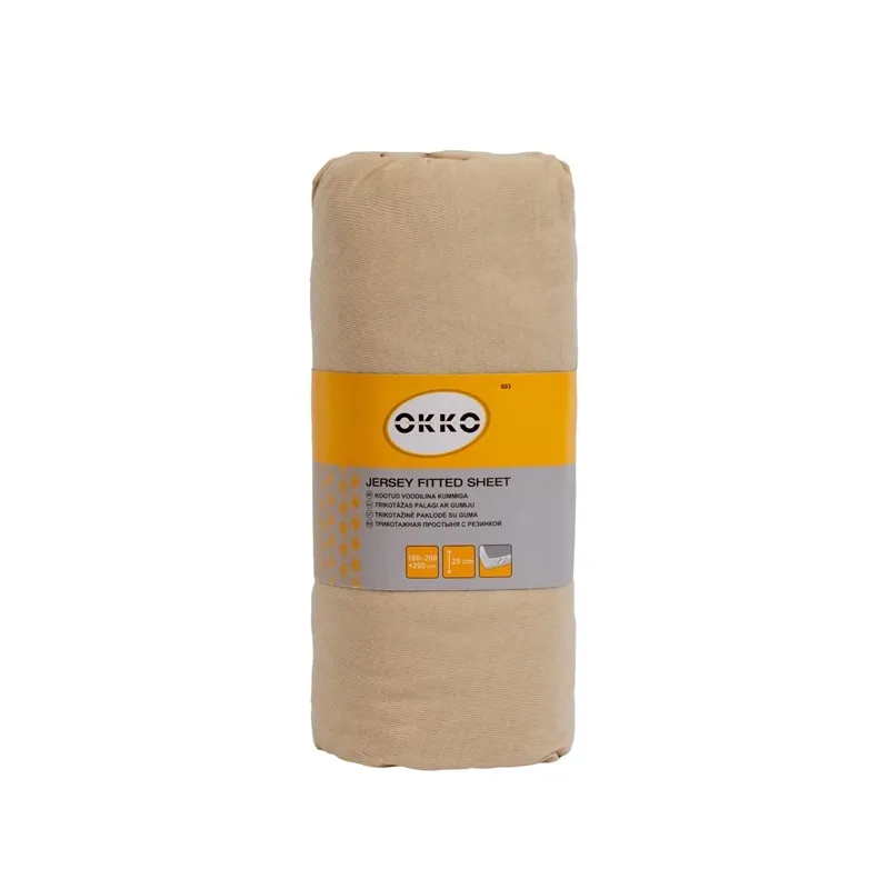 Palags Okko 603, bēša krās., 140-160- 200 cm, ar gumiju