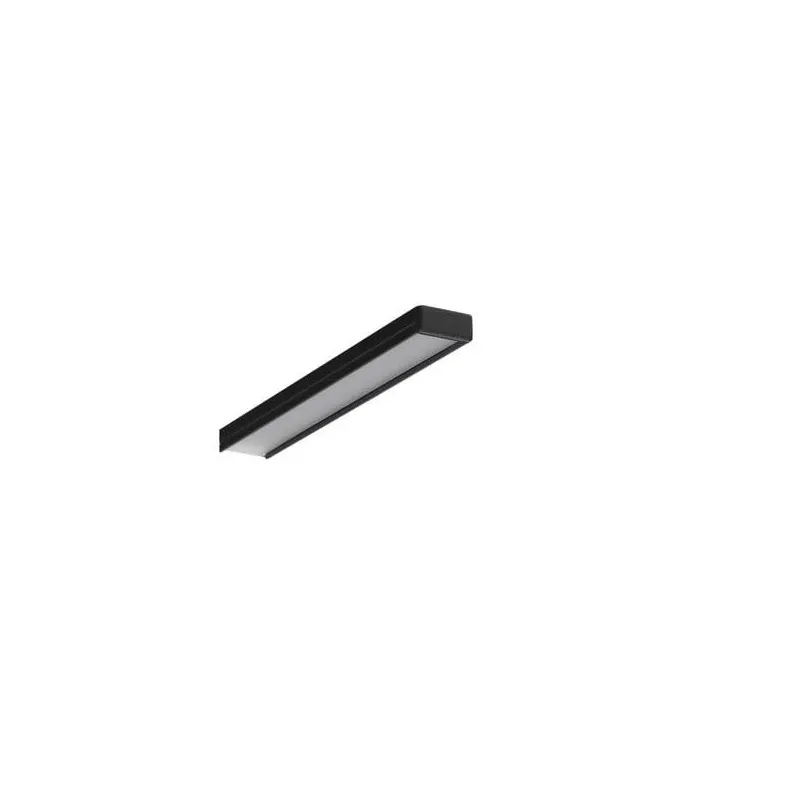 LED sloksnes profils Standart BEGTON12 Paviršinis F2005321, melna krās.