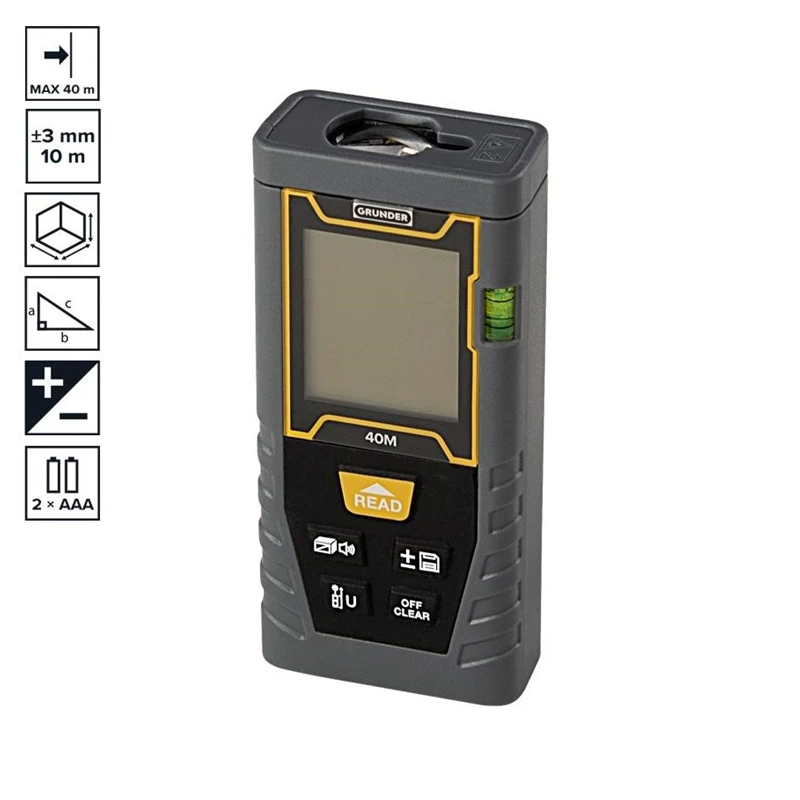 Attāluma mērītājs grunder l40 40m