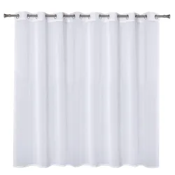 Curtain diana 290x160 rings white d