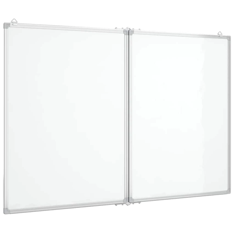 vidaXL magnētiska tāfele, salokāma, 100x80x1,7 cm, alumīnijs