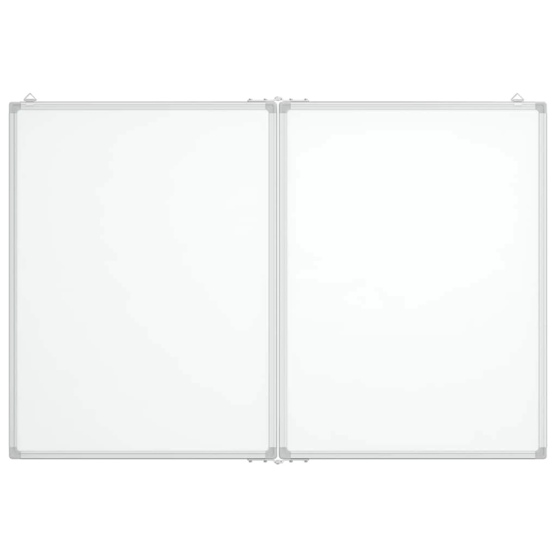 vidaXL magnētiska tāfele, salokāma, 100x80x1,7 cm, alumīnijs