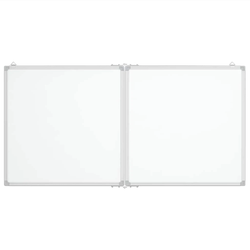 vidaXL magnētiska tāfele, salokāma, 120x60x1,7 cm, alumīnijs