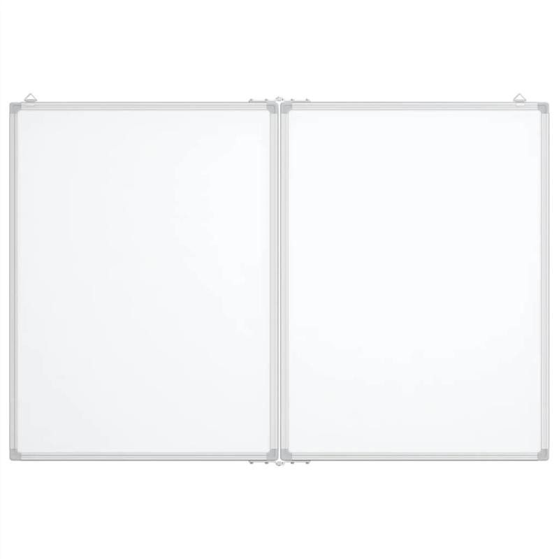 vidaXL magnētiska tāfele, salokāma, 120x100x1,7 cm, alumīnijs