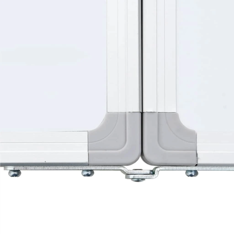 vidaXL magnētiska tāfele, salokāma, 120x100x1,7 cm, alumīnijs