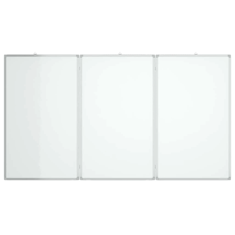 vidaXL magnētiska tāfele, salokāma, 150x100x1,7 cm, alumīnijs