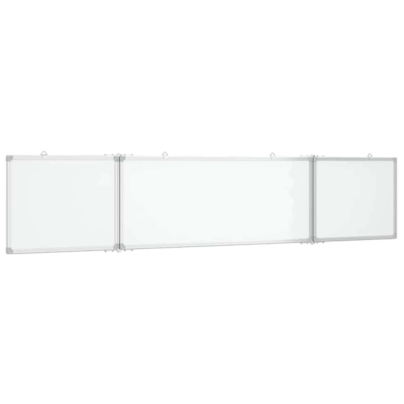 vidaXL magnētiska tāfele, salokāma, 200x40x1,7 cm, alumīnijs