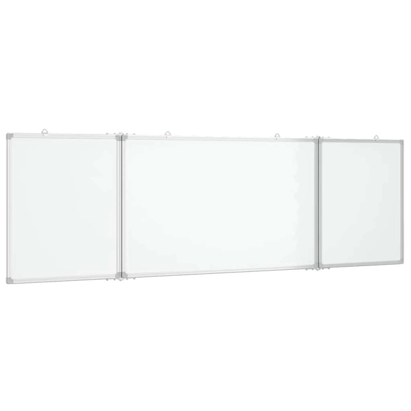 vidaXL magnētiska tāfele, salokāma, 160x50x1,7 cm, alumīnijs