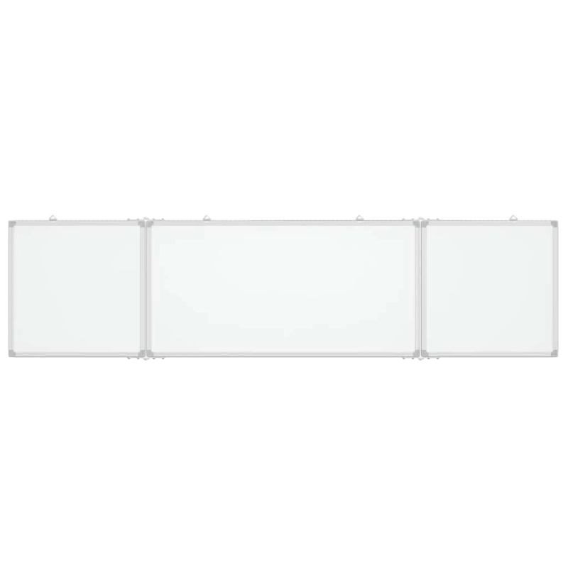 vidaXL magnētiska tāfele, salokāma, 200x50x1,7 cm, alumīnijs