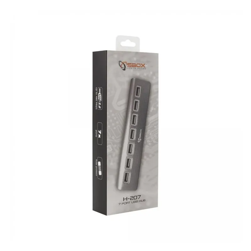 Sbox H-207 7 Port USB HUB