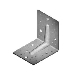 Stiprinājuma leņķis, pastiprināts, 105 x 105 x 90 x 2.5 mm