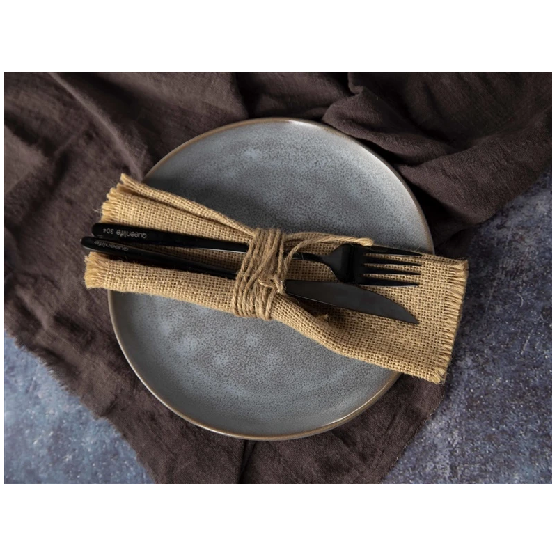 Šķīvis pusd. domoletti pelēks 27cm