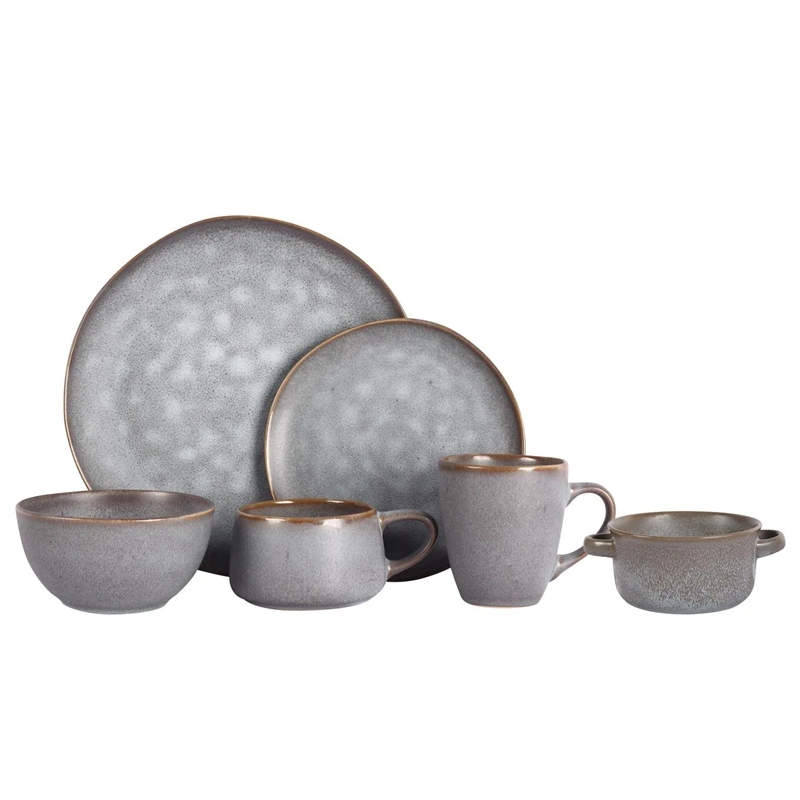 Šķīvis pusd. domoletti pelēks 27cm