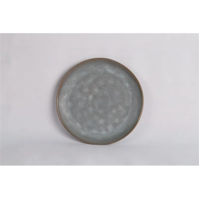 Lėkštė desertinė Domoletti Earth, DIA 20.5 cm, pilka sp.