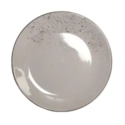 Dinner plate with speckle brown 27cm