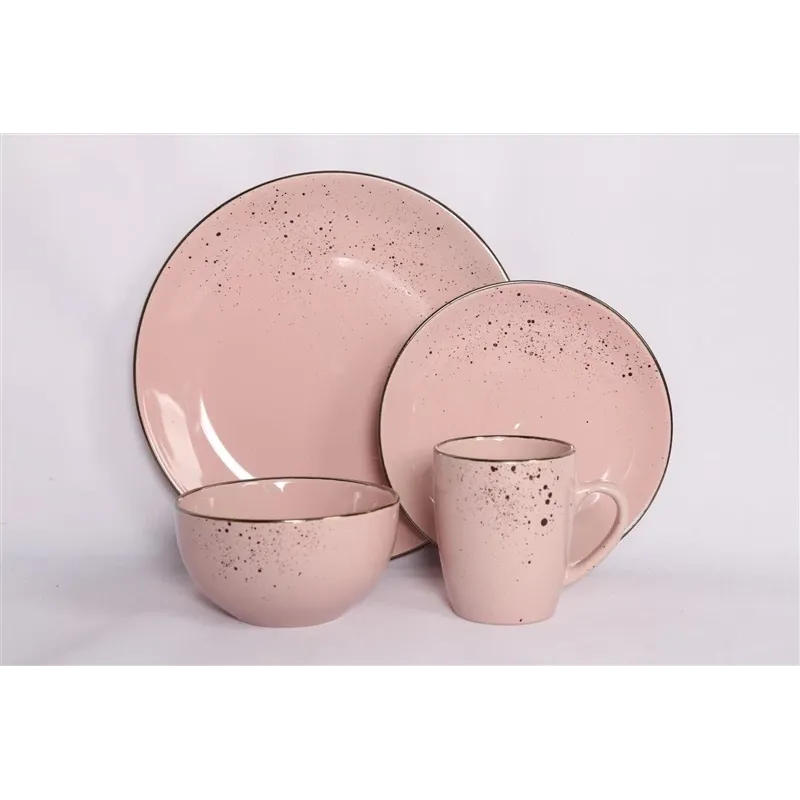 Maza bļoda Domoletti Speckle Pink, rozā krās., 13.8 cm, 0.636 l