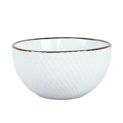 Dubenėlis domoletti romb baltas 620ml