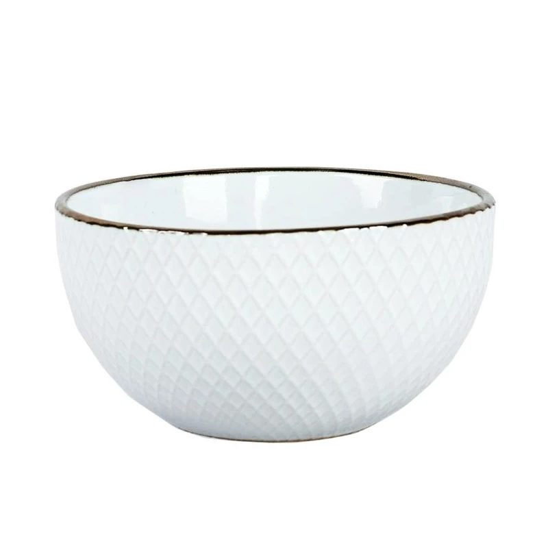 Bļodiņa domoletti rombi balta 620ml