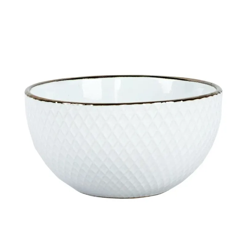 Bļodiņa domoletti rombi balta 620ml