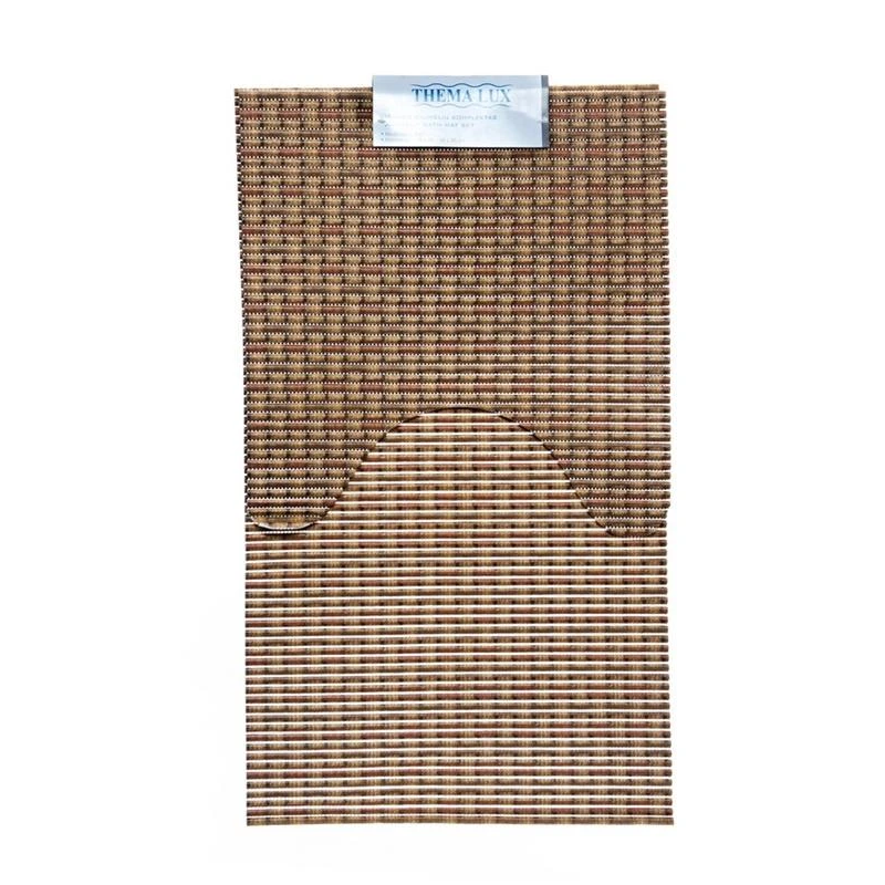 Paklājs vannas komp 2 daļas m10901 brūns