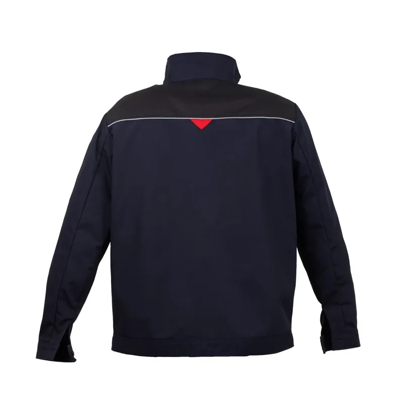 Рабочая куртка мужские Haushalt, синий цв.-черный цв.-красный цв., M размер