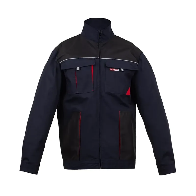 Рабочая куртка мужские Haushalt, синий цв.-черный цв.-красный цв., XL размер