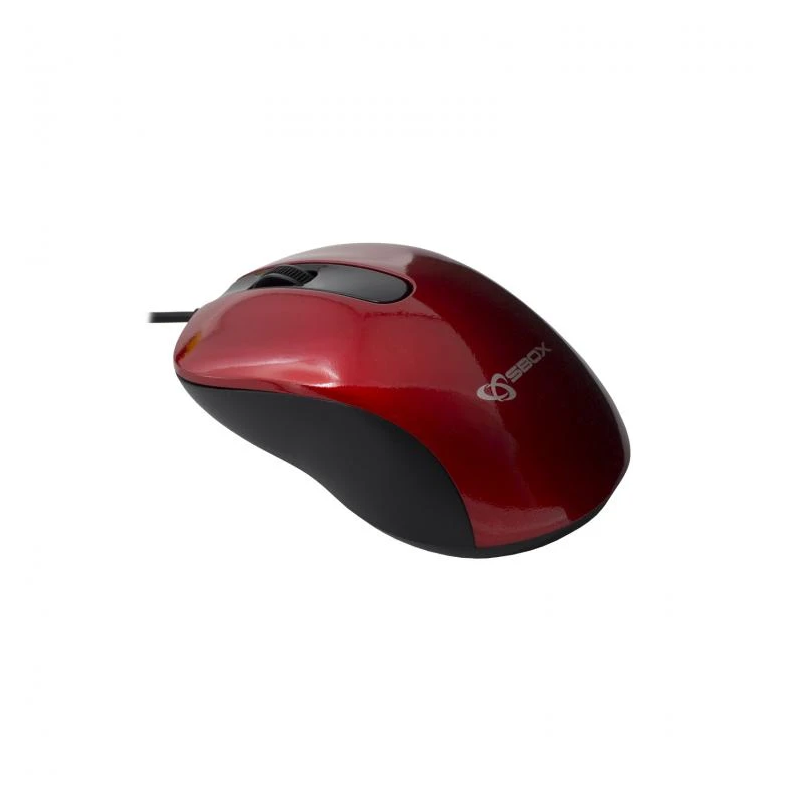 Sbox M-901 Optical Mouse Red