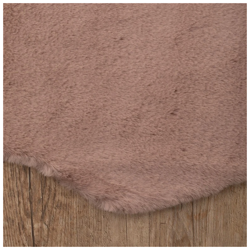 Paklājs māksl.trušādas 90x60 800 gsm roz