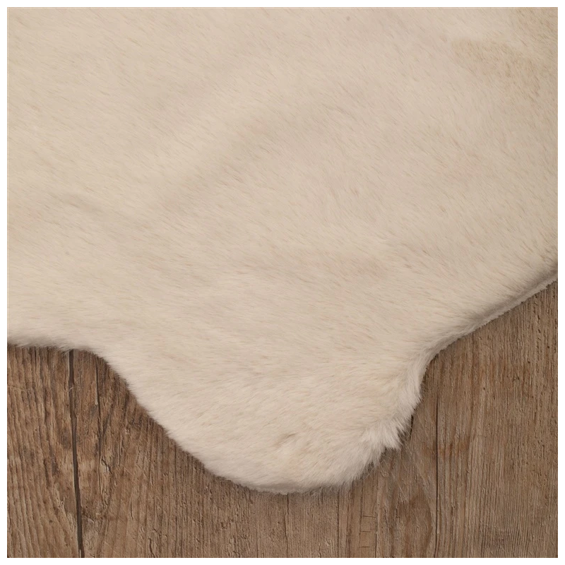 Paklājs māksl.trušādas 82x74 800gsm balt