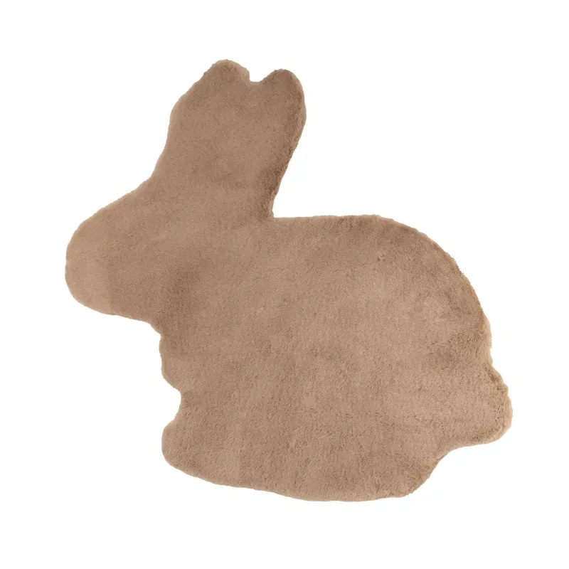 Fur fake rabbit 82x74cm sand rabbit