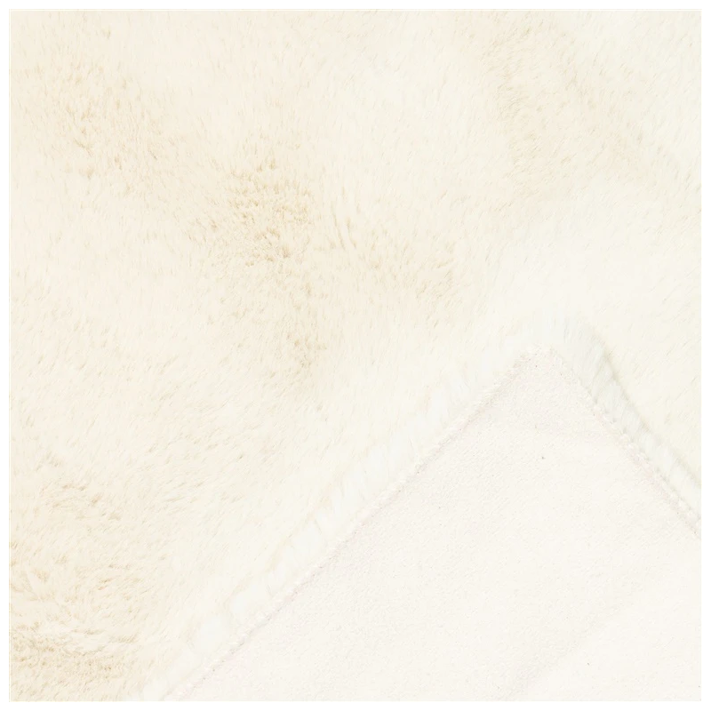 Paklājs māksl.trušādas80x150 800gsm balt