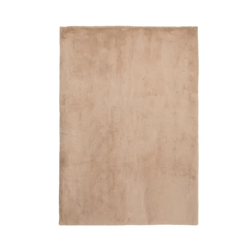 Fake rabbit fur 80x150cm rectangle beige