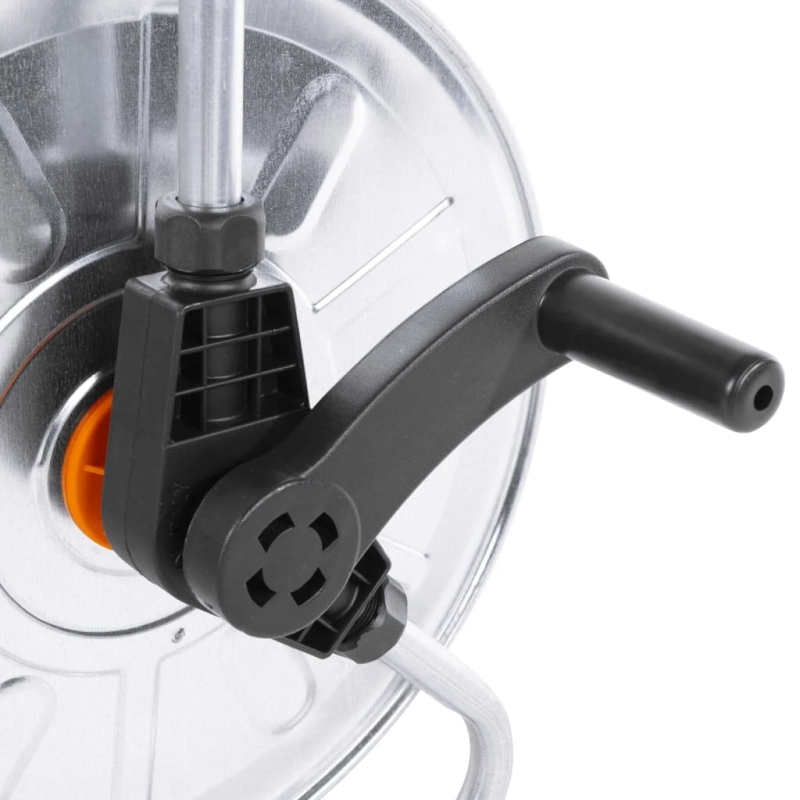 vidaXL sienas šļūtenes spole, 50 m 1-2", šļūtenei, tērauds